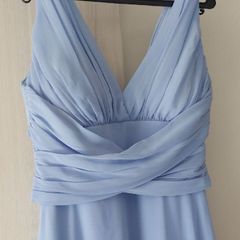 Vestido França Longo Azul Serenity – vestidos elegance