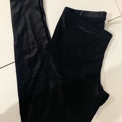 Calça Legging Textura Azul Noturno - Roupas Femininas