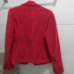 Blazer Veludo Cotelê Vinho, Casaco Feminino Usado 74436423