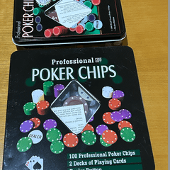 Kit Jogo de Cartas Baralho truco poker Papel - Preto LT - 20026P