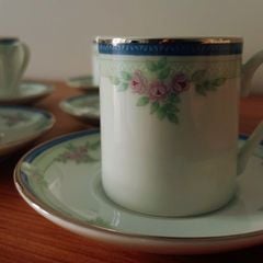 Porcelana Conjunto De Xícara De Café Etíope Luxo Vintage Chá Conjunto  Bonito Chá Pires Xícara Café Jogo De Xr1228 - Conjuntos Para Café -  AliExpress