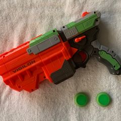 Lancador de discos nerf