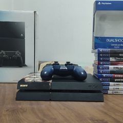 Ps4 Fat 500gb Semi-novo Com 2 Controles + 2 Jogos - Escorrega o Preço