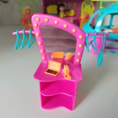 Boneca Polly Pocket - Sala de Jogos Cola e Descola - Mattel Usado