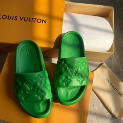 Chinelo Louis Vuitton Waterfront Preto