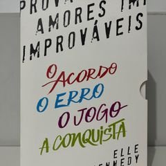 Box Amores Improváveis 4 Livros Acordo Erro Jogo Conquista