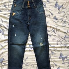 Calça Jeans Claro Feminina Cintura Alta Nova Coleção Ri19-74773