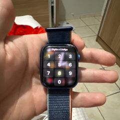 Apple Watch Series 7 45mm Azul Meia-Noite, Item Info & Eletro Apple Usado  90106492