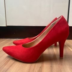 Scarpin sales vermelho constance