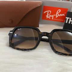 Óculos de Sol Rayban Quadrado Rb2188 Preto - Lente Polarizada