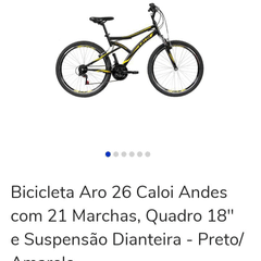 Bike Aro 26, Item p/ Esporte e Outdoor Caloi Usado 90071773