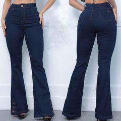 Calça jeans feminina cintura alta empina bum bum - R$ 159.99, cor