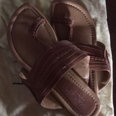 rasteirinhas de couro hippie