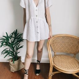 vestido elegante em linho zara 93812045
