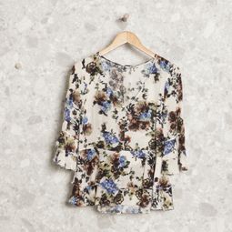 blusa off white floral le lis blanc 98982206