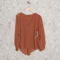 blusa marrom le lis blanc 98698757