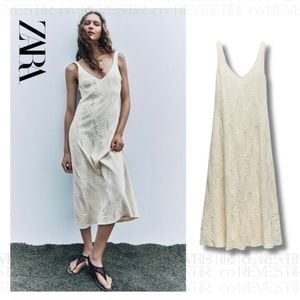 Vestido Jacquard Zara | enjoei