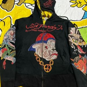 casaco ed hardy by christian audigier original bulldog com pedrarias m 111698666?action_source=72701&ref=home_home&rsp=1&rspix=1