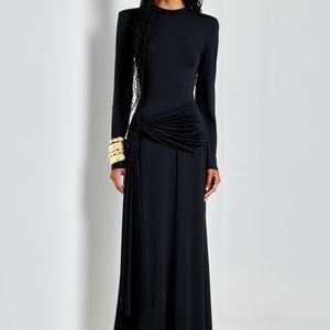 vestido longo malha microfibra preto festa de confraternizacao fim de ano natal 132814110?action_source=66827&ref=home_home&rsp=1&rspix=1