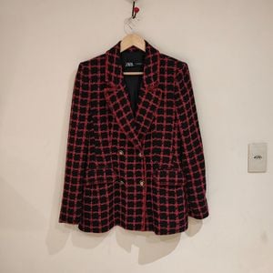blazer zara tweed xadrez preto e vermelho 144607921?action_source=67222&ref=home_home&rsp=1&rspix=1