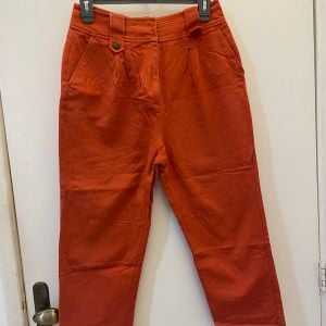 calca cropped bynv cor telha pouquissimo usada sem alteracoes em perfeito estado tamanho 38 126609386?action_source=63594&ref=home_home&rsp=1&rspix=1