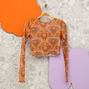cropped laranja tule estampado nati vozza 135453457?action_source=67750&ref=home_home&rsp=1&rspix=1