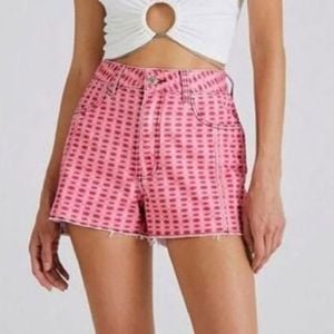 shorts jeans bynv estampa geometrica tam 42 shorts da marca bynv nati vozza em jeans com 128294177?action_source=63594&ref=home_home&rsp=1&rspix=1