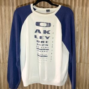 sueter oakley masculino branco e azul raglan trico leve streetwear blusa de frio inverno tam m 136170606?action_source=70094&ref=home_home&rsp=1&rspix=1