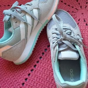 tenis adidas original feminino delicado macio leve 35 cores cinz bran rosa verde usado 2x 115074268?action_source=66827&ref=home_home&rsp=1&rspix=1