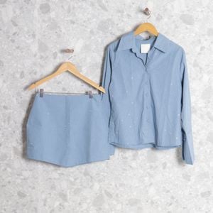 conjunto camisa e saia azul kylie co 130716341?action_source=72769&ref=home_home&rsp=1&rspix=1