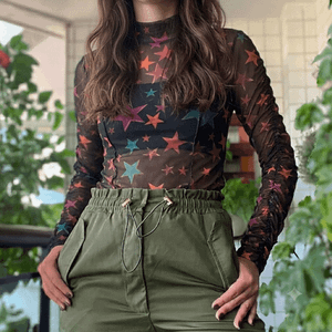 blusa tule farm estrelas tecido poliester tam p drapeada preta colorida estampada manga comprida 150119196?action_source=76563&ref=home_home&rsp=1&rspix=1