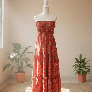 vestido seda indiana vermelho floral midi lastex elastico no busto 135507224?action_source=31319&ref=home_home&rsp=1&rspix=1