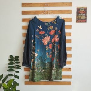vestido farm ceu de borboleta manga longa efeito plissado rio de janeiro floral azul escuro 144131480?action_source=76563&ref=home_home&rsp=1&rspix=1