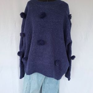 casaco tricot zara knit azul com pompons 143865791?action_source=67222&ref=home_home&rsp=1&rspix=1