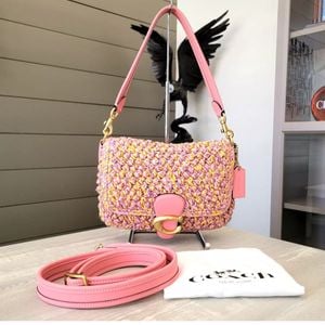 ultra raro coach soft tabby straw rosa lilas pink bolsa feminino dior chanel michael kors festa 101883025?action_source=65407&ref=home_home&rsp=1&rspix=1