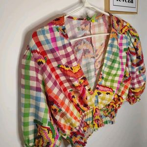 cropped farm colecao banana vichy tamanho m short saia do conjunto em outro anuncio 150337592?action_source=75772&ref=home_home&rsp=1&rspix=1