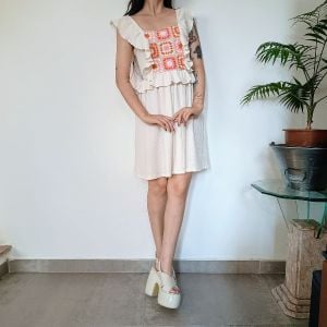 vestido boho chic zara girls off white em croche 134885701?action_source=64649&ref=home_home&rsp=1&rspix=1
