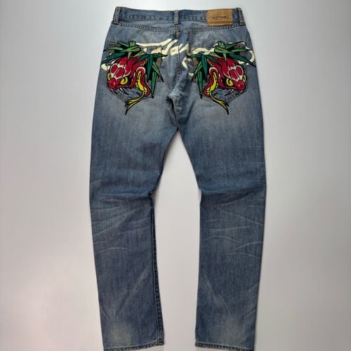 vintage ed hardy jeans double snake sign 143035906?action_source=72701&ref=home_home&rsp=1&rspix=1