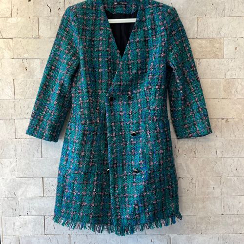 casaco tweed zara manga 3 4 m 152485081?action_source=77124&ref=home_home&rsp=1&rspix=1