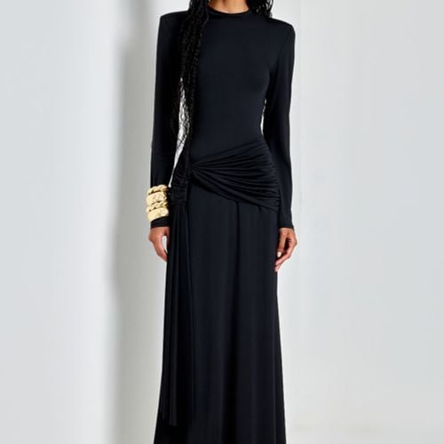 vestido longo malha microfibra preto festa de confraternizacao fim de ano natal 132814110?action_source=66827&ref=home_home&rsp=1&rspix=1