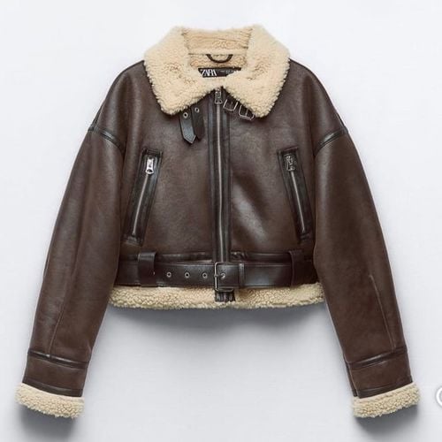 jaqueta zara aviador marrom m 144541770?action_source=72470&ref=home_home&rsp=1&rspix=1