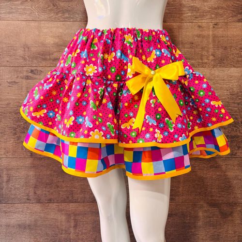 saia festa junina adulto xadrez rosa colorido poa floral cod 36 143588730?action_source=72773&ref=home_home&rsp=1&rspix=1