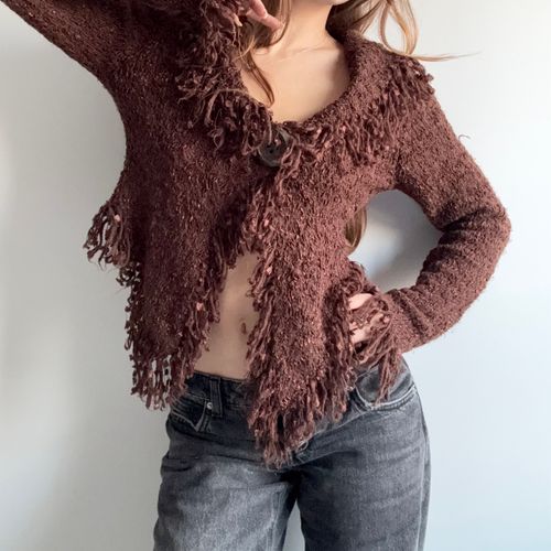 cardigan tricot marrom franjas m 144377411?action_source=31319&ref=home_home&rsp=1&rspix=1