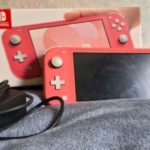 nintendo switch lite coral