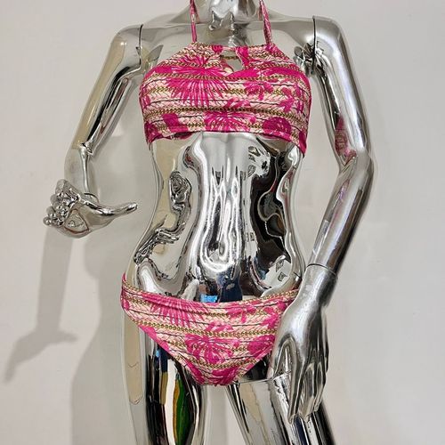 Biquini Feminino Frente Única Pink
