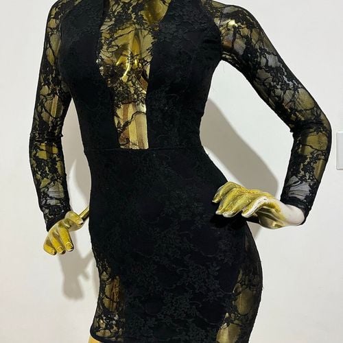 Vestido Rendado Planeta Girls P | Sexy E Elegante