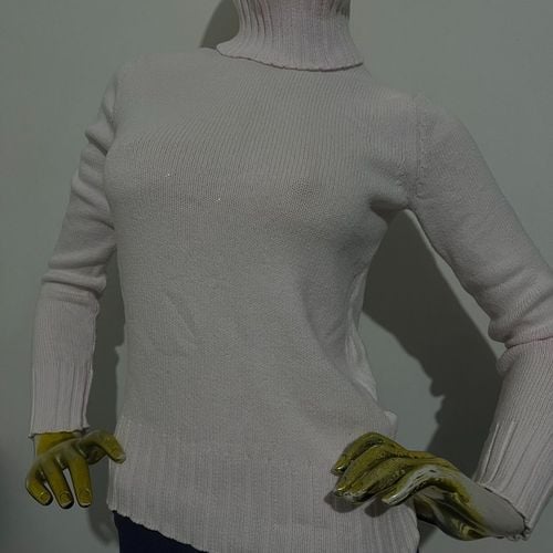Blusa Tricot Feminina Gola Alta Gap Rosa