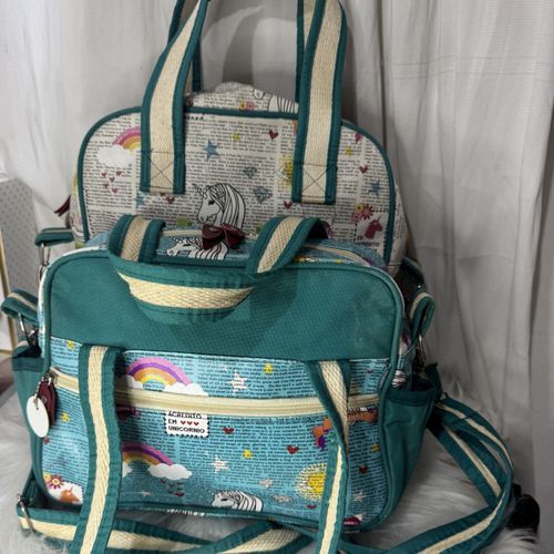 Kit 2 Bolsas Mood Unicórnio Verde