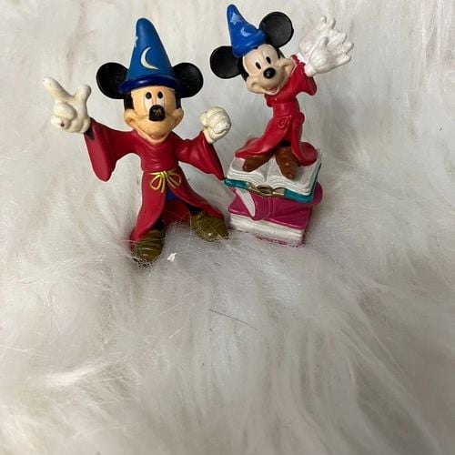 Kit 2 Miniaturas Mickey Feiticeiro Disney