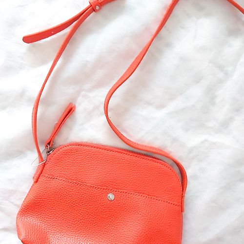 bolsa arezzzo giorno tiracolo laranja pequena 98302758